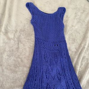 Sleeveless sweater dress